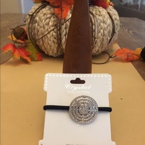 Versatile Crystal Hair Tie. Holiday Magic!